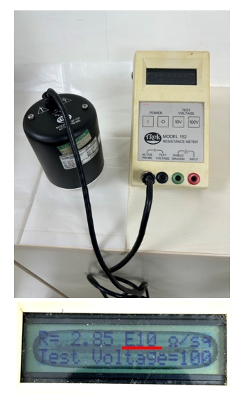 Biodegradable ESD Packaging (Green World) Surface resistance also reaches 10¹⁰ Ω, delivering equivalent anti-static performance while offering a sustainable, plastic-free alternative.